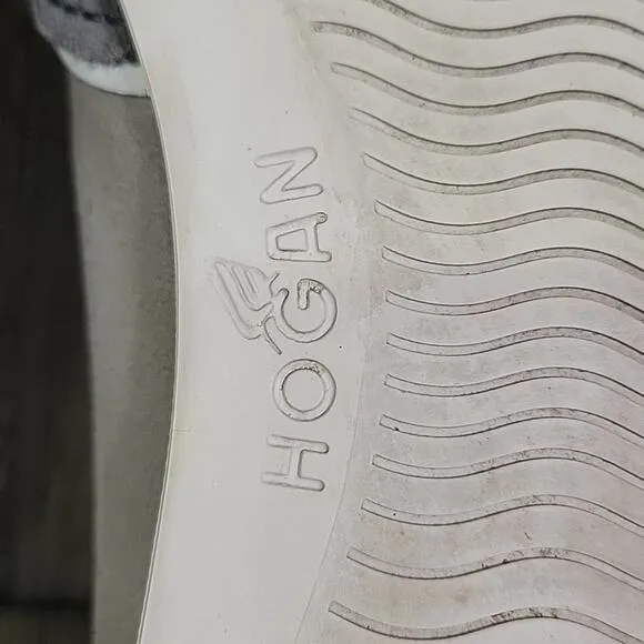 Hogan Olympia Grey Suede Sneakers Mens Size 9