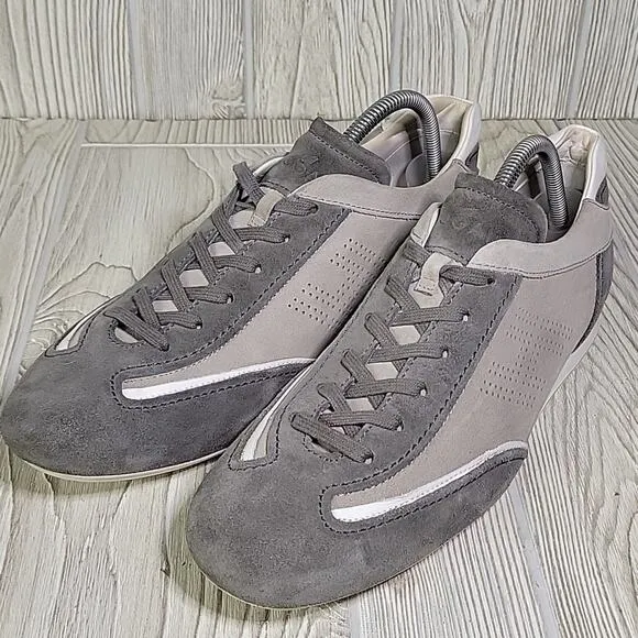 Hogan Olympia Grey Suede Sneakers Mens Size 9