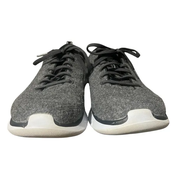HOKA MEN'S Hupana Flow Wool Versatile Sneakers Size 9.5 Dark Grey
