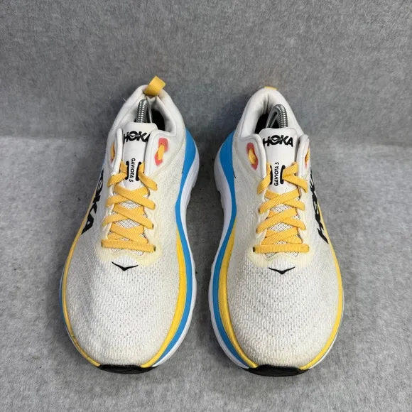 Hoka One One Womens Shoes Size 7.5 Gaviota 5 White Athletic Running Sneakers