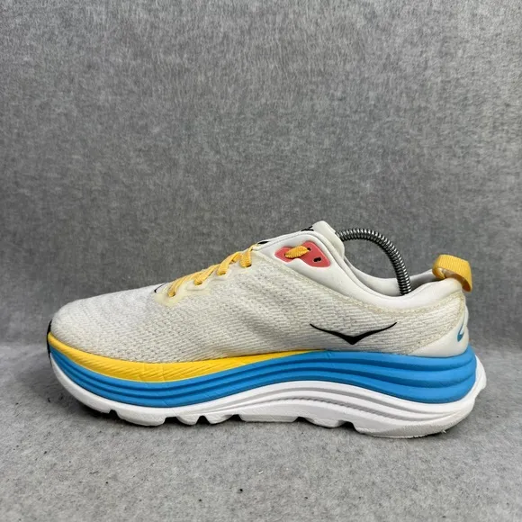 Hoka One One Womens Shoes Size 7.5 Gaviota 5 White Athletic Running Sneakers