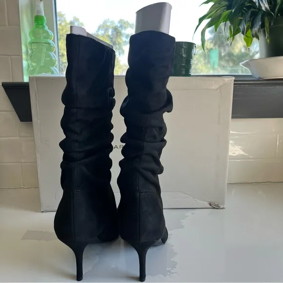 ♥️⚜️HOST PICK ♥️⚜️Marc Fisher Manya Faux Suede Pull On Slouch Mid Calf Boots