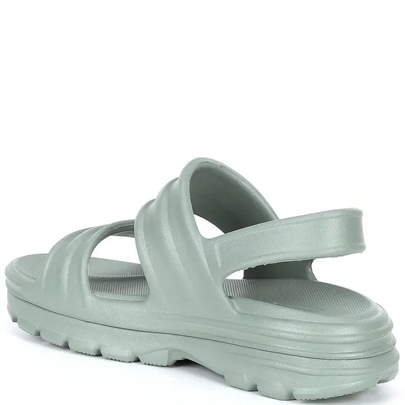 HUNTER Bloom Algae Foam Sandals in Sweet Gale Green, Size 11 New in Box