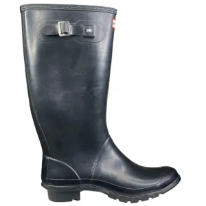 Hunter Unisex Huntress Black Waterproof Rain Boots Size M 9 W 10