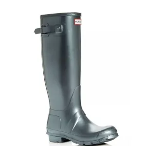 Hunter Women's Original Nebula Silver Rain Boots