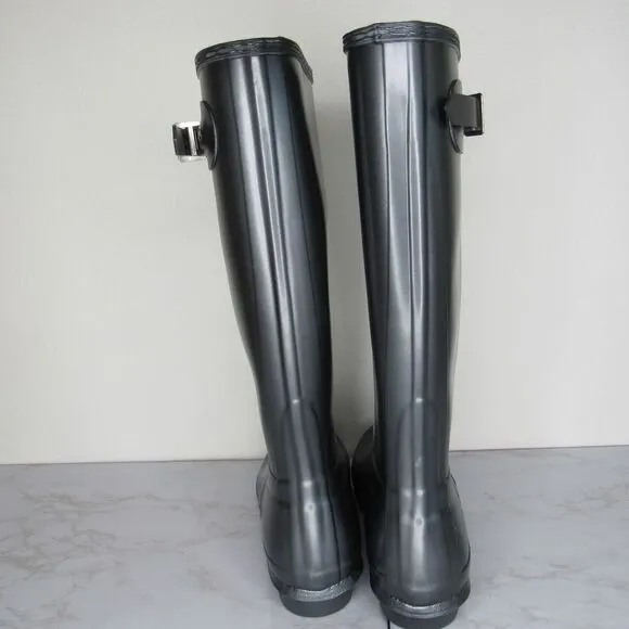 Hunter Women's Original Nebula Silver Rain Boots