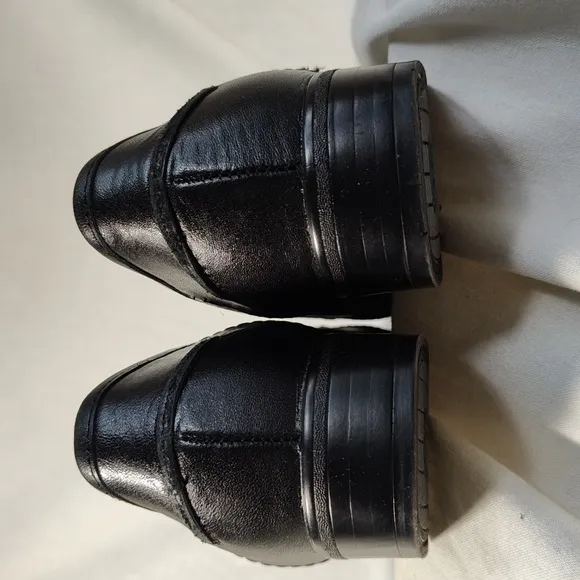 Hush Puppies brand black loafers