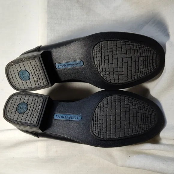 Hush Puppies brand black loafers