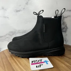 Icebug Womens Nausta Biosole Firm Grip Black Leather Chelsea Boots size 7.5