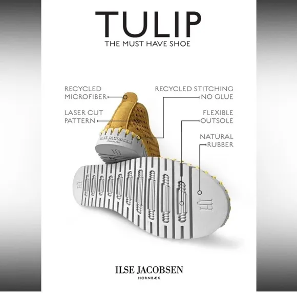 ILSE JACOBSEN HORNBAEK Women's Tulip 139 Flat | Slip-On | SZ 10