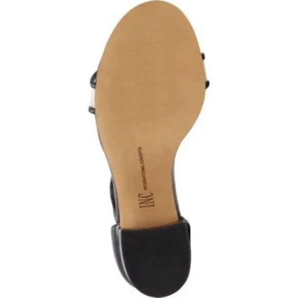 INC Womens Black Transparent Straps Elastic Goring Hadwin4 Sandals 11 M