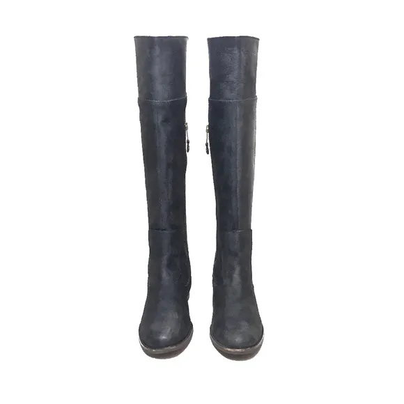 🌹Indigo by Clarks Black Matte Leather Riding Boots🌹
