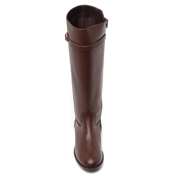 Italian Shoemakers Antonia Brown Leather Boots