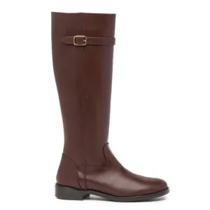 Italian Shoemakers Antonia Brown Leather Boots
