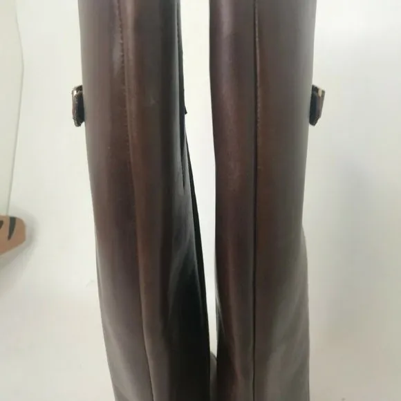 Italian Shoemakers Antonia Leather Knee Boots