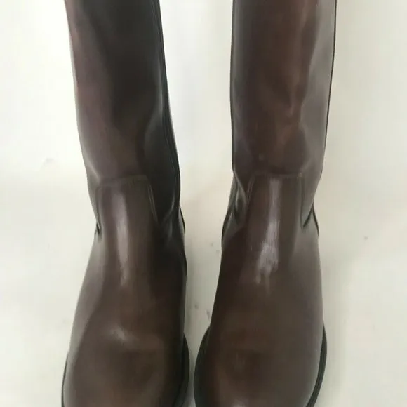 Italian Shoemakers Antonia Leather Knee Boots