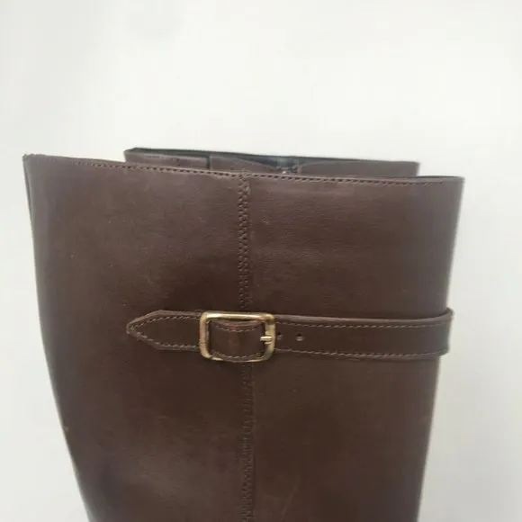 Italian Shoemakers Antonia Leather Knee Boots