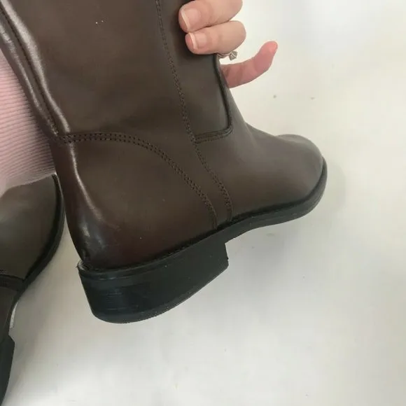 Italian Shoemakers Antonia Leather Knee Boots