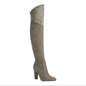 Ivanka Trump Gray Over the Knee Boots