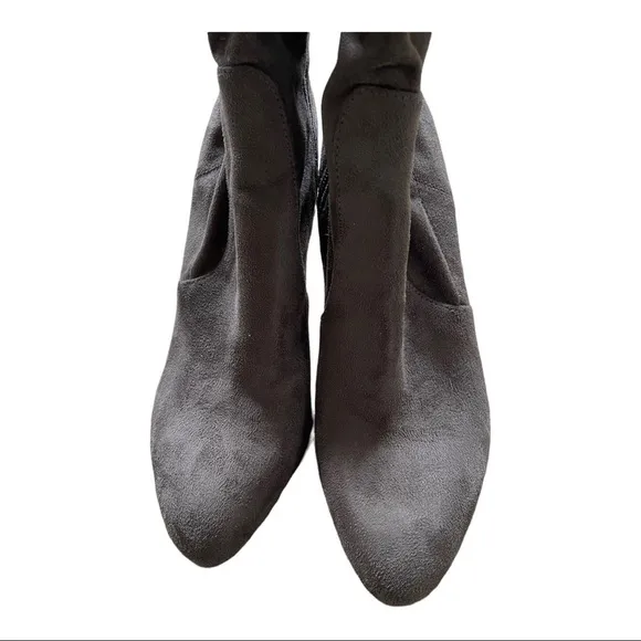 Ivanka Trump Gray Over the Knee Boots