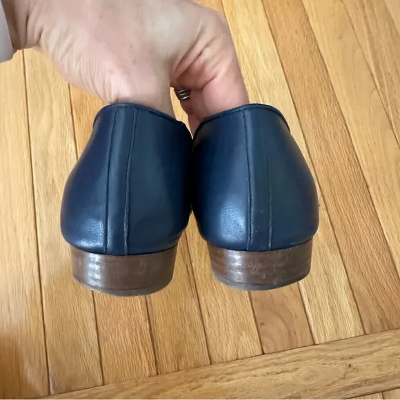 J. Crew Biella Tassel Loafers, navy, size 7.5