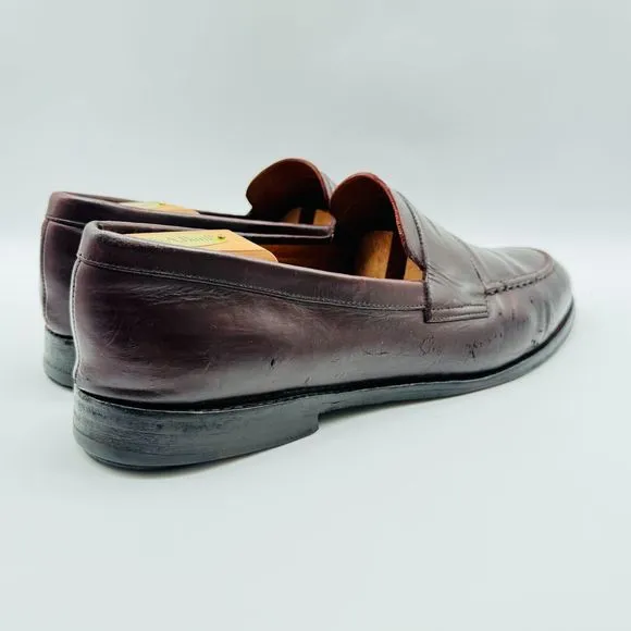 J. Crew Ludlow Penny Loafers Mens 11 Brown Leather Casual Dress Shoes