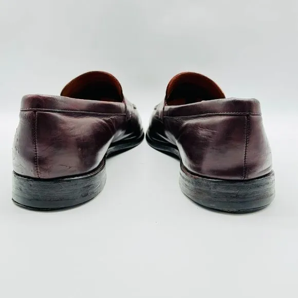 J. Crew Ludlow Penny Loafers Mens 11 Brown Leather Casual Dress Shoes