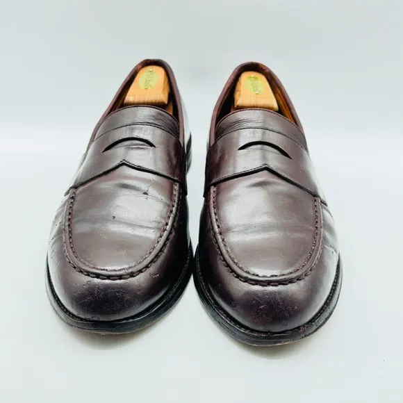 J. Crew Ludlow Penny Loafers Mens 11 Brown Leather Casual Dress Shoes