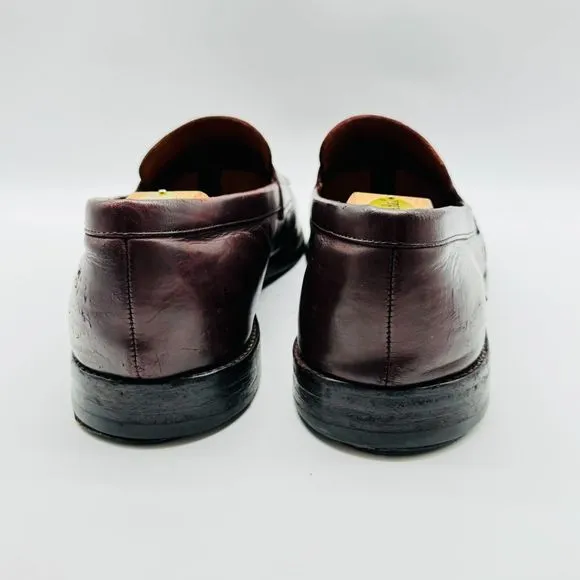 J. Crew Ludlow Penny Loafers Mens 11 Brown Leather Casual Dress Shoes