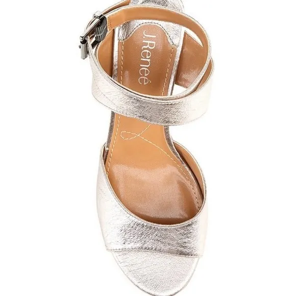 J. ReneeSoncino Metallic Dress Sandals