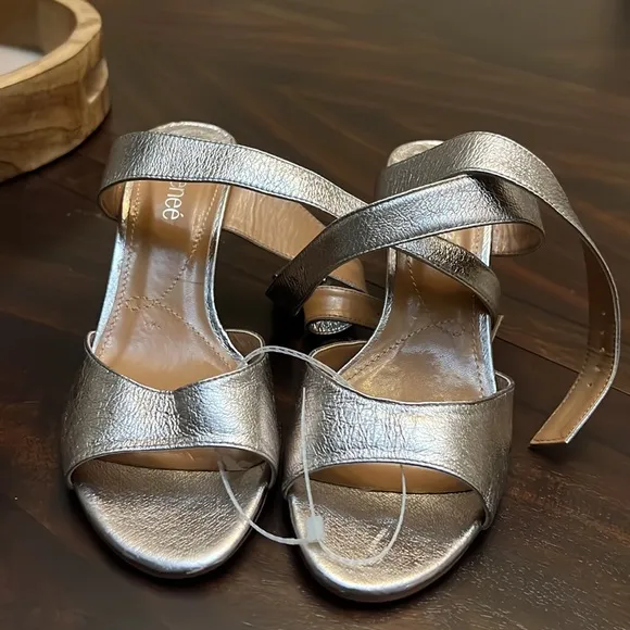 J. ReneeSoncino Metallic Dress Sandals