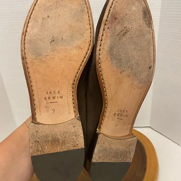 Jack Erwin Mens Leather Dressy Loafers