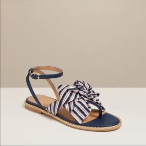 Jack Rogers Heidi Midnight Stripe Sandals Women’s Size 9