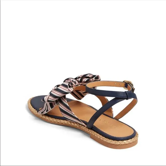 Jack Rogers Heidi Midnight Stripe Sandals Women’s Size 9