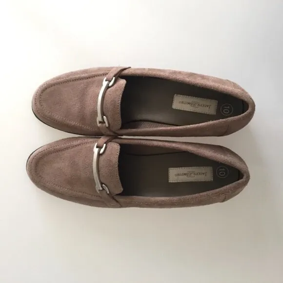 Jaclyn Smith Horsebit Ornament Suede Loafers
