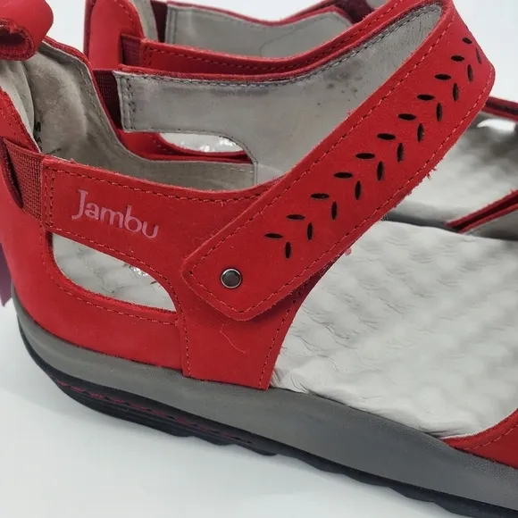 Jambu Sadona leather comfort sandals women's size 7.5 M new
