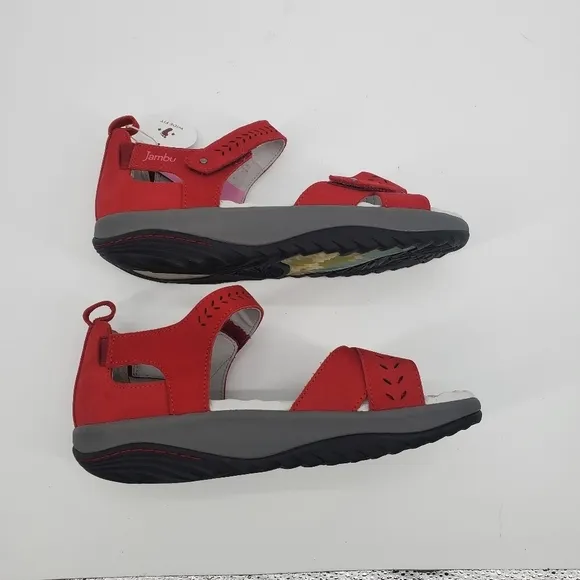 Jambu Sadona leather comfort sandals women's size 7.5 M new