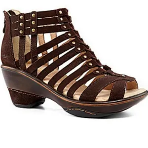 Jambu Sugar Too Wedge Sport Gladiator Studded Stud Memory Foam Leather Sandals