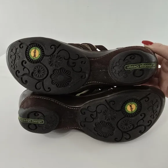 Jambu Sugar Too Wedge Sport Gladiator Studded Stud Memory Foam Leather Sandals