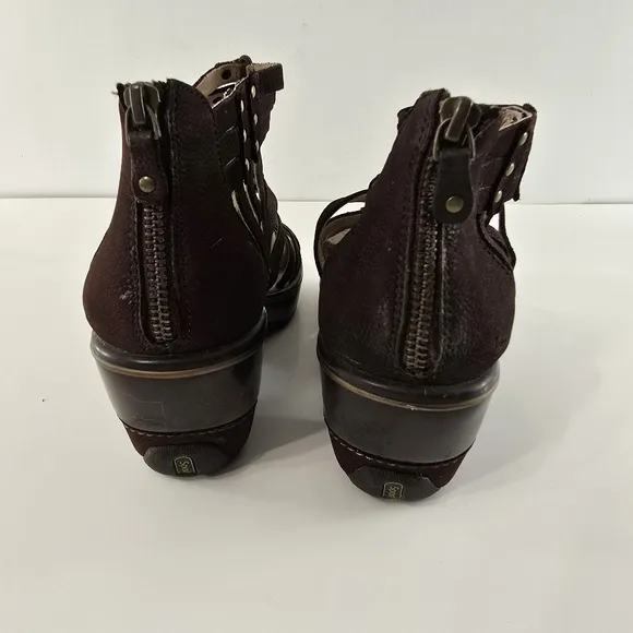 Jambu Sugar Too Wedge Sport Gladiator Studded Stud Memory Foam Leather Sandals