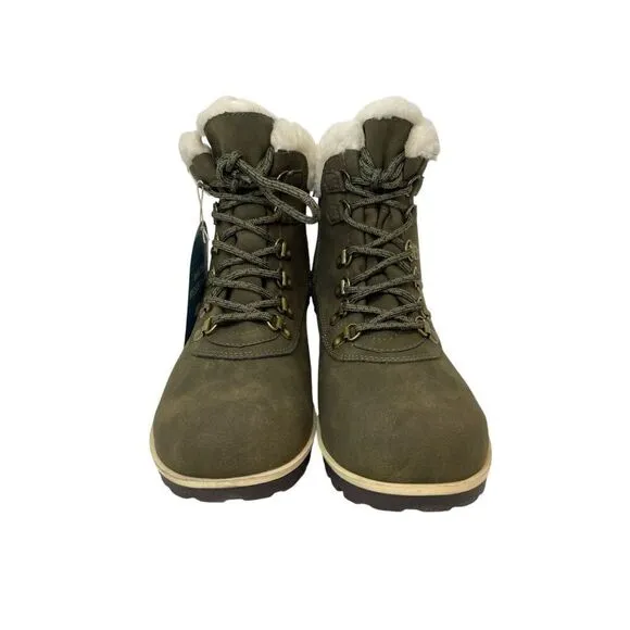 Jambu Women's Blue Creek Water Resistant Snow Boot olive, 9M