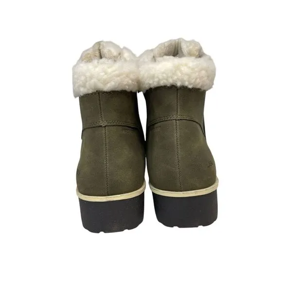 Jambu Women's Blue Creek Water Resistant Snow Boot olive, 9M