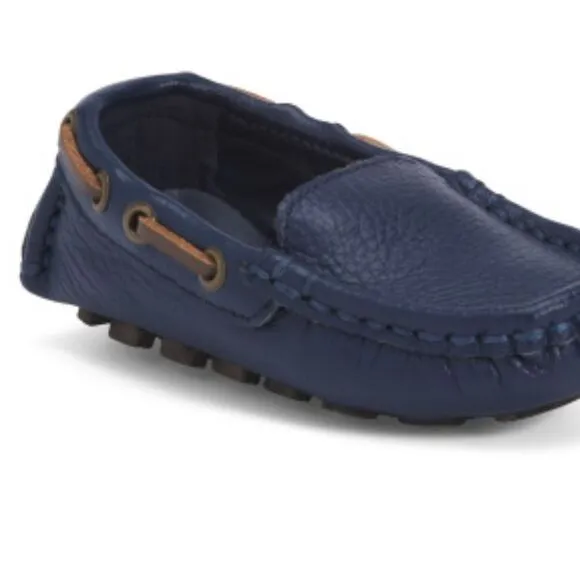 Janie &amp; Jack Leather Driver Loafers