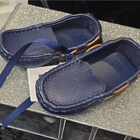 Janie &amp; Jack Leather Driver Loafers