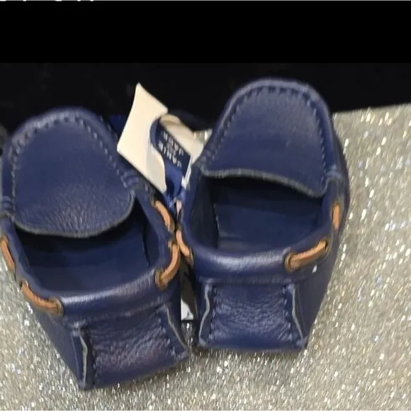 Janie &amp; Jack Leather Driver Loafers