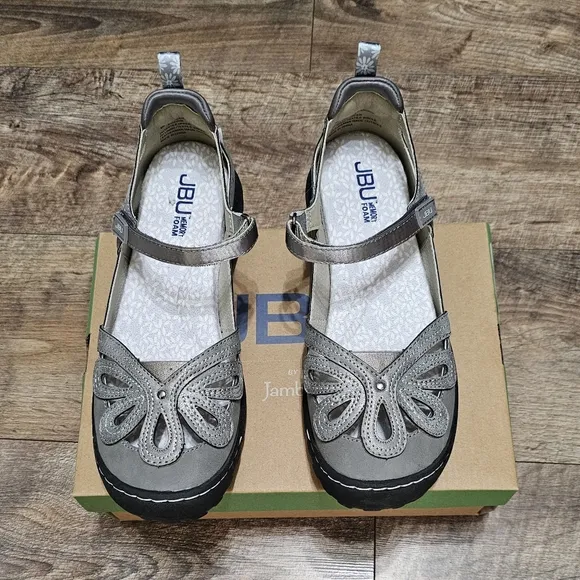 Jbu By Jambu memory foam sandals women's 8