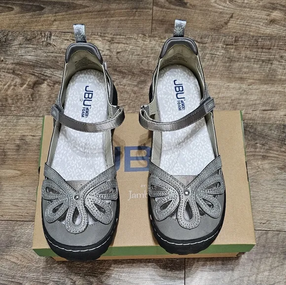 Jbu By Jambu memory foam sandals women's 8