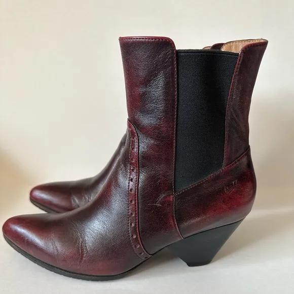 John Fluevog Brogued Mid-Height Chelsea Boots