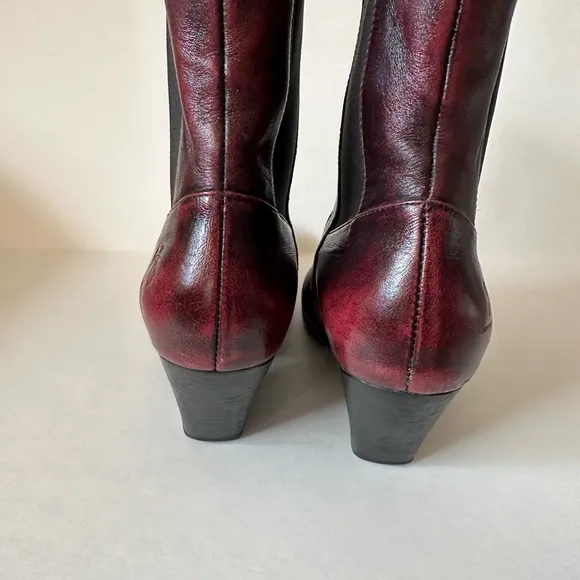John Fluevog Brogued Mid-Height Chelsea Boots