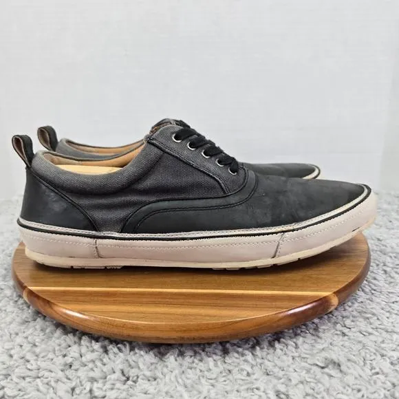 John Varvatos Star USA Redding Casual Leather Canvas Lace Up Sneakers Mens 12 M